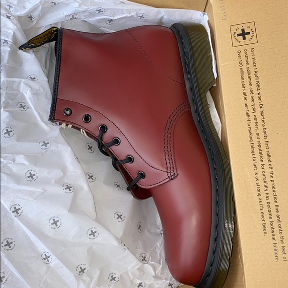 🔥 Dr. Martens Men's 101 Boot Cherry NWT - Picture 3 of 7